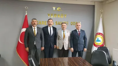 MHP Kırşehir İl Başkanı İsmail Deniz ve beraberindeki heyet, Yerköy