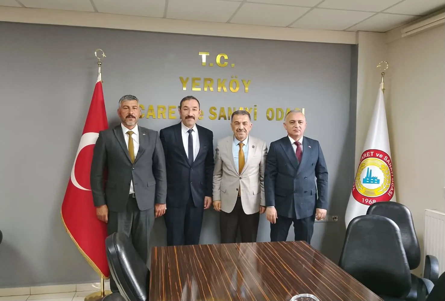 MHP Kırşehir İl Başkanı İsmail Deniz ve beraberindeki heyet, Yerköy