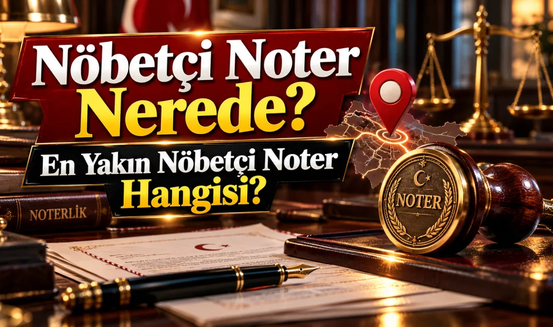 Balıkesir için bugün noter işlemi yaptırmak isteyenlere yönelik 18 Ekim