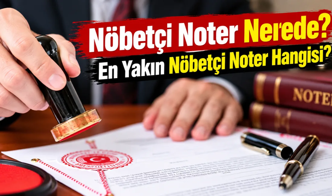 Ankara için bugün noter işlemi yaptırmak isteyenlere yönelik 18 Ekim