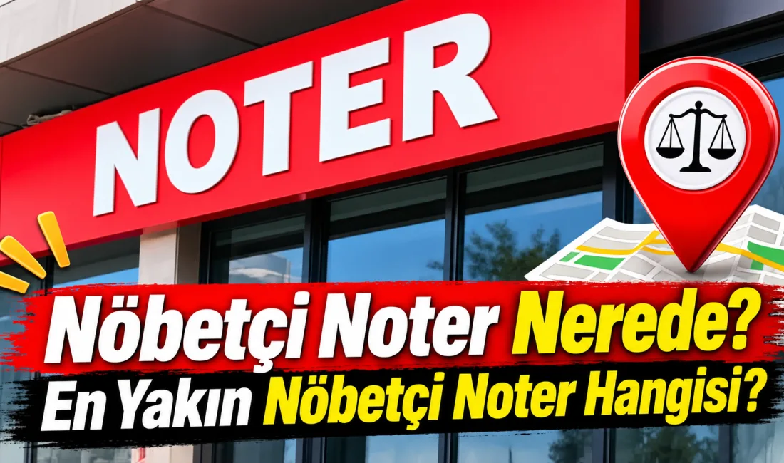 Bursa için bugün noter işlemi yaptırmak isteyenlere yönelik 18 Ekim