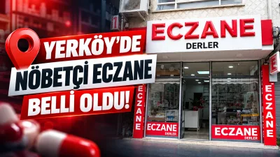 Yerköy’de 29 Ekim 2026 Perşembe günü hizmet verecek nöbetçi eczane