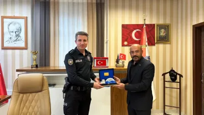 Ülkü Ocakları Yerköy İlçe Başkanlığı heyeti, Yerköy İlçe Emniyet Müdürü