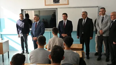 Yozgat Valisi Mehmet Ali Özkan ve İl Milli Eğitim Müdürü